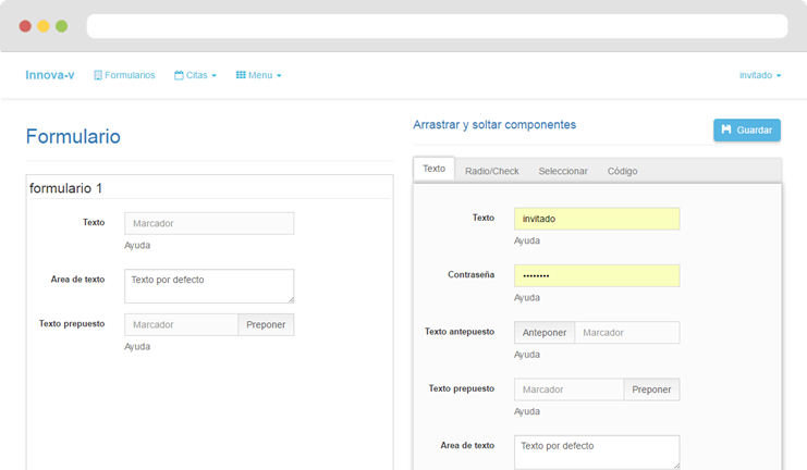 Software para crear formularios dinámicos y administrar su informacion